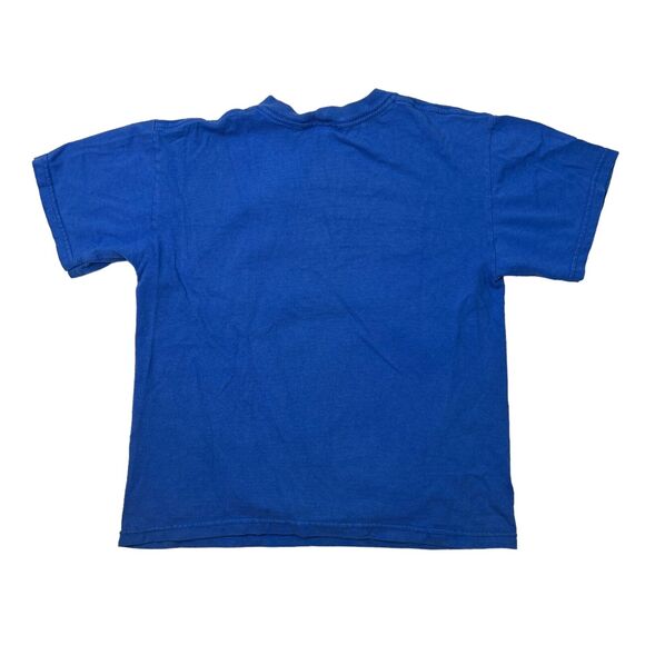 Yu-Gi-Oh! VTG 90s King of Games Tee T-Shirt Blue Anime FLAW Youth M Medium - Picture 2 of 5